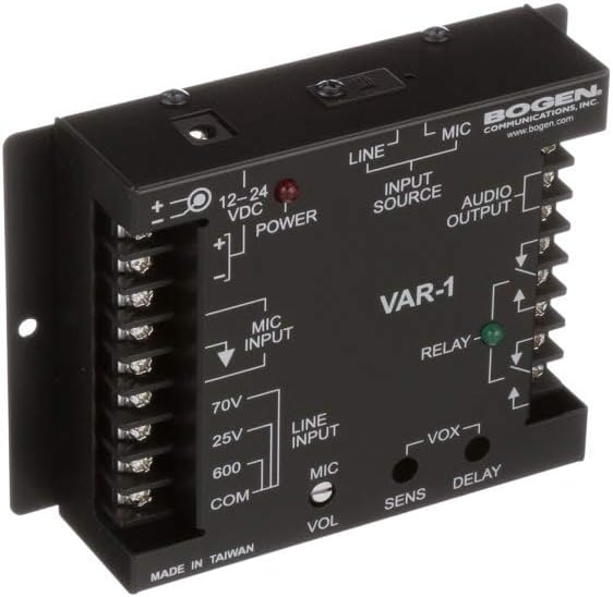 VoiceActivated Relay; DPDT; Adj. Snstvty; 0.2525 Sec. Delay; 2A/30VDC