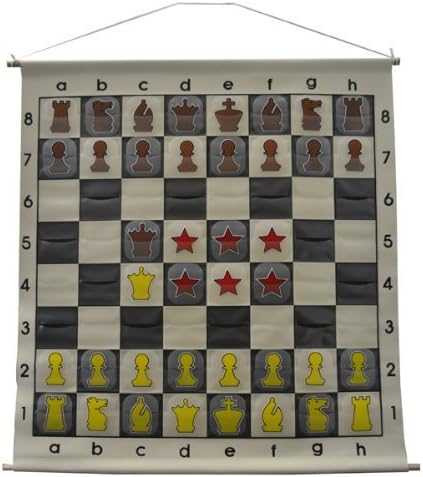 36 Demonstration Chess Board - Forest Green by Wholesale Chess