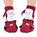 Coxeer® Christmas Socks 3d Animal Non-slip Household Floor Socks for Women (Cute Santa Claus)