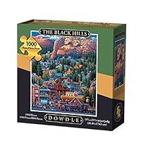 Dowdle Folk Art the Black Hills (Mt. Rushmore) Jigsaw Puzzle (1000 Piece)