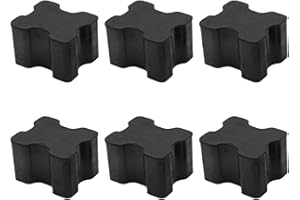 DUZFOREI 6PCS Rubber Coil Spring Booster Heavy-Duty Coil Spring Spacers for Automotive 1 Inch to 1.5 Inch Coil Spring Lift Sp