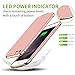 iPhone 7 Battery Case ,Joyroom Ultra Slim Extended Battery Case for iPhone 7 with 2300mAh Capacity Portable Charger Case (Rose Gold)