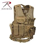 Rothco Tactical Cross Draw Vest, Coyote