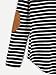 Milumia Women's Elbow Patch Striped High Low Top T-shirt