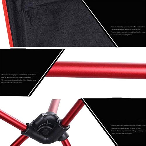 Bequeme Sonnenliege, Angelstuhl im Freien Große Rückenlehne Ultraleicht Tragbarer Mondstuhl Für Strandcamping-Picknick – Bild 8