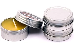 Exotac candleTIN Nano Emergency Beeswax Tealight Candle, Pack of 3