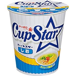 サッポロ一番 カップスター しお 77g×12個