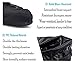 DiDaDi Shoe Covers Waterproof Reusable Rain Shoes Cover Cycling Non Slip Skid Washable Shoes Covers Boots Protector with Zipper Grip Rubber for Travel Running Walking XXL(Women: 9.5-11’’ Men: 8-9.5'')