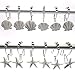 FINROS 12pcs Ocean Decorative Shower Curtain Hooks Rust Proof,Stainless Steel Shower Curtain Rings for Bathroom Shower