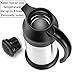Stainless Steel Thermal Coffee Carafe Thermos｜Insulated Hot & Cold Beverage Pitcher Dispenser w/Milk Server ｜24 OZ. 3 CUP Small Design for Easy Handle & Travel ｜Twin Pack