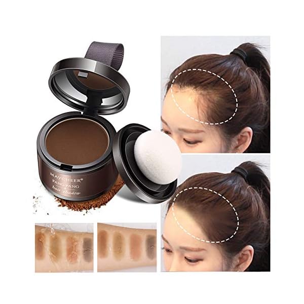 Hairline-Powder-shadow-powder-Thin-Hair-Powder-Hair-Root-Dye-Touch-Up-hair-powder-modified-powder-forehead-filling-powder-hairline-shadow-makeup-waterproof-root-cover-up-instant-cover-4g-brown Hairline Powder shadow powder Thin Hair Powder Hair Root Dye Touch Up hair powder modified powder forehead filling…