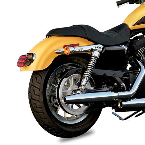 Brake Down Lay Black Light Tail LED NTHREEAUTO Driving Touring Bob