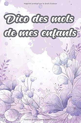Dico Des Mots De Mes Enfants Carnet Pour Noter Le Langage De Nos Enfants Qui Nous Fait Tant Craquer Livre Souvenir Bebe Enfants French Edition Mojita Rita Amazon Com Books