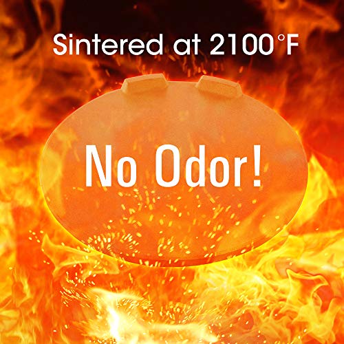 image for UNICOOK 14 Inch Round Pizza Stone, Heavy Duty Ceramic Pizza Grilling S