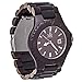 Maui Kool Wooden Watch Lahaina Collection For Men Women Unisex Analog Wood Watch Bamboo Gift Box (4A - Black Sandalwood)