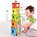 Hape Pepe & Friends Stacking Cardboard Toy Blocks, Multi (E0451)