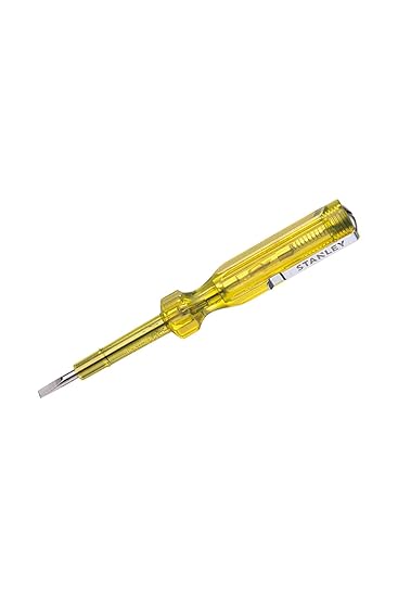 Stanley STHT72992-8 Metal Linemen Tester Screwdriver (Yellow)