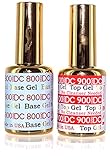 DND DC Gel Base and No Cleanse Top 0.6 oz 18ml