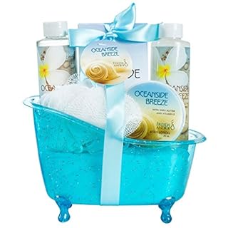 UPC 736983001139 product image for Fresh Aquatic Oceanside Breeze Spa Gift Set For Women Displayed In calming Blue  | upcitemdb.com