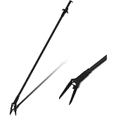 Gisafai 1 Pcs Plastic Aquarium Tongs Long Aquarium Tweezers Multi Purpose Trimming Feeding Aquariums Tools for Fresh Water Saltwater Fish Tanks Coral Plant (27 Inch)