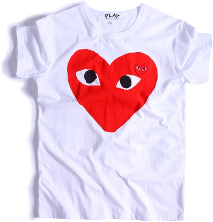 Love Printed Short Sleeve Men and Women Couples Casual T-Shirt