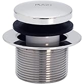 Westbrass D3322-26 1-1/2-Inch NPSM Coarse Thread Tip-Toe Bath Drain, Polished Chrome