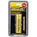 2x Nitecore NL1835 3500mAh 18650 -3.6V Protected Lithium Ion Button Top Battery w/Eco-Sensa Battery Case