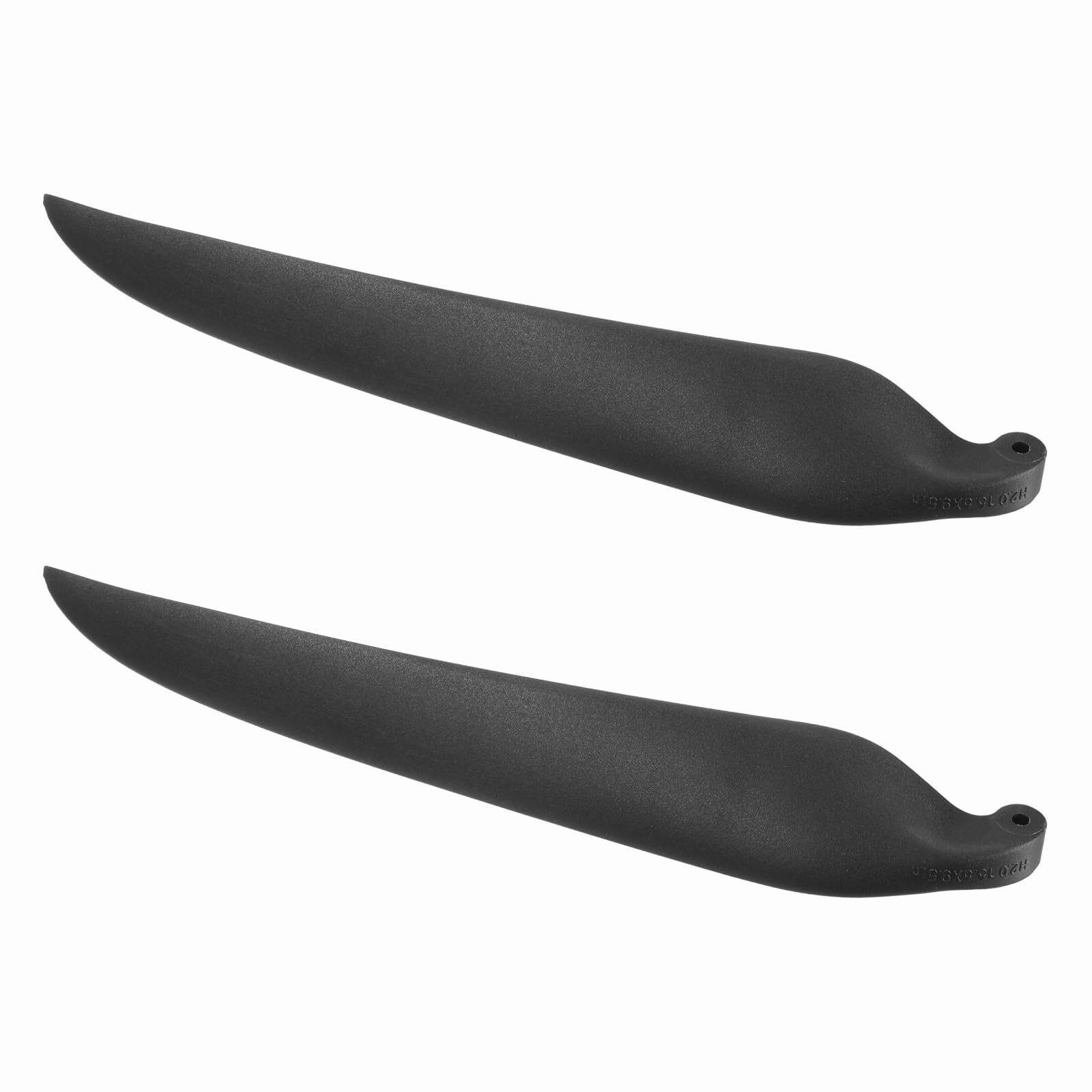 sourcing map RC Glider Propeller Replacement Prop Blades, 15.5x9.5 Inch RC Folding Propeller Nylon Blades Parts for Spinner D28-D48mm Glider Airplane Prop Replacement(Black, 1 Pair)