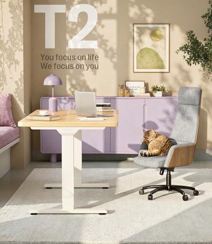 MAIDeSITe Electrically adjustable height desk offers two powerful motors, stable two-piece table legs, four height memories and a reliable anti-collision function