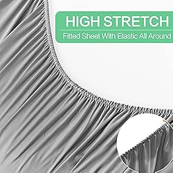 LIANLAM 100% Bamboo Sheets - Queen Size Sheets Set
