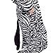 Silver Lilly Unisex Adult Pajamas - Plush One Piece Cosplay Zebra Animal Costume