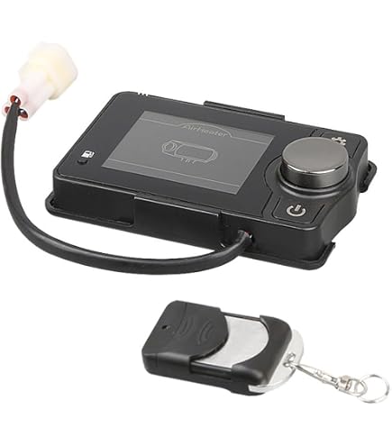 ZTUOAUMA 12V/24V LCD Monitor Controller With Remote For Diesel Parking Heaters (2KW-8KW)