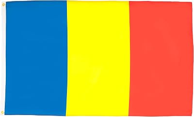 AZ FLAG Romania Flag 3x5 ft 100D Polyester with Two Metal Grommets