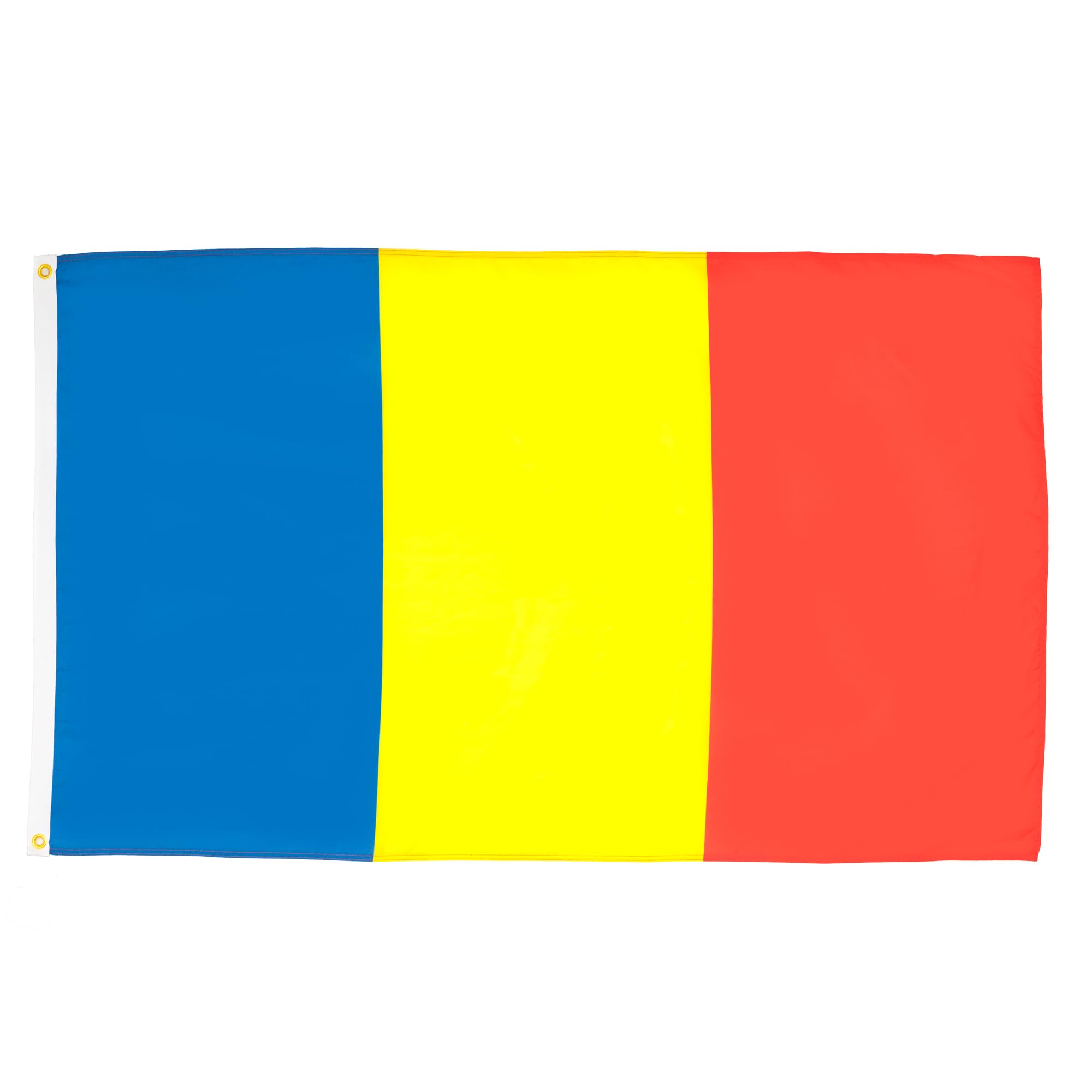 AZ FLAG - Romania Flag - Large 5x8 Ft - 100D Polyester Romanian Big Banner with Two Metal Grommets - Fade Resistant - Vivid Colors - 5' x 8' Feet - 250x150 Cm