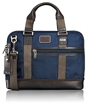 Tumi Alpha Bravo Earle Compact Brief, Navy, One Size