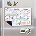 Magnetic Dry Erase Calendar for Refrigerator 16.9 by 11.8inches