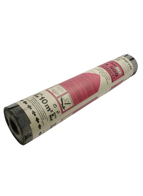 Bitumen-Dachbahn R 500 mit Rohfilzeinlage besandet 10m²