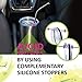 Malinad Stainless Steel Reusable Straws - Set of 8 Extra-Long Metal Straws for 20 Oz to 30 Oz Ramblers Tumblers Cups and Mugs with 2 Cleaning Brushes (2 Bonus Smoothie Straws)