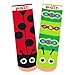 Pals Ladybug and Caterpillar Mismatched Socks, 1 EA