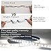 HitLights White LED Strip Lights 4000K, 10ft High Density 12V Tape Light, 360LEDs, 530 Lumens/ft, 4.6 Watt/ft, IP30, CRI 90+,Lighting for Cabinet, Mirror, Kitchen, UL-Listed(Power Source Not Included)