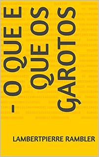 Livro O que e que os garotos