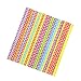 175 Count Paper Craft Straws 7 3/4” Stylish Small Polka Dot in Assorted Rainbow Colors of Special Curation, Best Suited for Parties, Events and Crafts (Small polka dot)