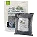 MOSO NATURAL Air Purifying Bag 5 Pack. Bamboo Charcoal Air Freshener, Deodorizer, Odor Eliminator, Odor Absorber for Cars and Closets. 200g Charcoal Color