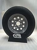 13" BOAT TRAILER STOCK UTILITY 5 LUG SILVER MOD 5X4.5 WHEELS ST175/80D13 TIRES