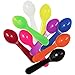 Transparent Mixed Mini Tasting Spoons - 3 Inch Plastic Sampling Spoons - Small Taster Spoons for Food, Ice Cream or Spices - Frozen Dessert Supplies - Beautiful Colors & Fast Shipping! 25 Count