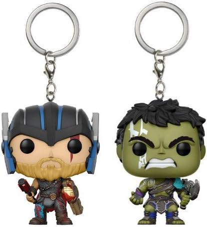 Pocket Pop! Keychain: Thor: Ragnarok Bundle of 2 - Gladiators Thor and Hulk