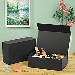 RYDDOY Black Gift Box, 9.5x6x3'' Gift boxes for