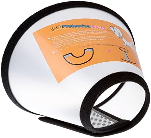 Mangostyle Dog Cat E-Collar Protection Cone, Pet Wound Healing Head Cone Animal Medical Surgery Recovery Neck Collar