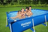 Bestway Steel Pro Metal Frame Swimming Pool Family Above Ground Outdoor Garden view 7
