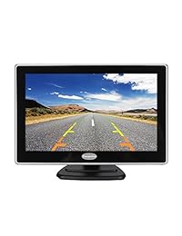 Cámara de respaldo y kit de monitor para automóvil, Chuanganzhuo Monitor LCD TFT de alta definición 800 (RGB) x480 de 5 "pulg. Cámara de respaldo de placa de matrícula gran angular de 170 grados